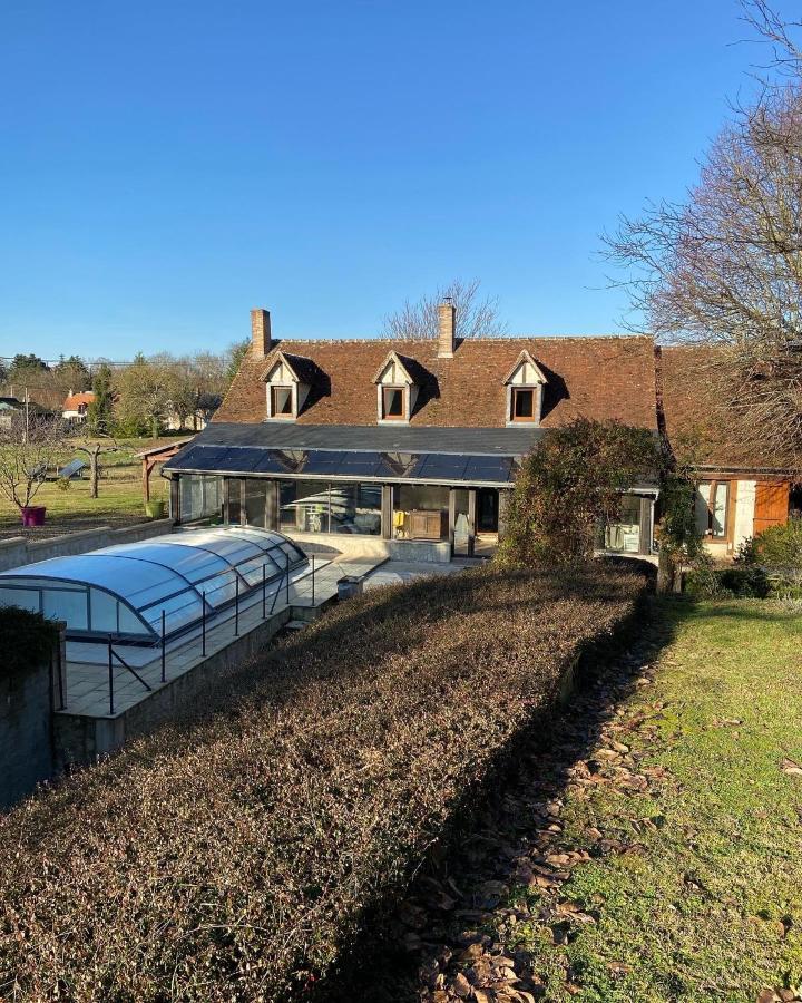 La Charmeraie : gîte de charme, piscine et spa Thésée Extérieur photo